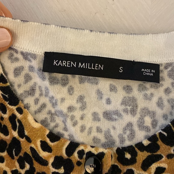 Karen Millen Women’s 3/4 Sleeve Length Top Size Small - Picture 3 of 5